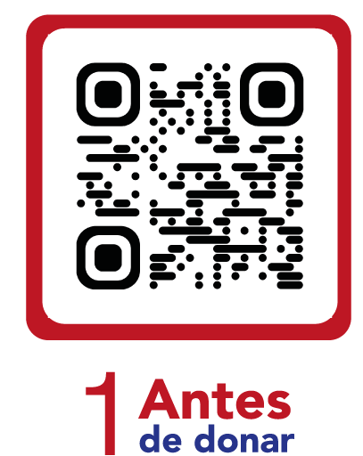 Código QR 1: Antes de donar