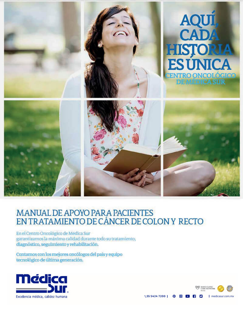 Manual de apoyo para pacientes en tratamiento de cáncer de colon y reccto