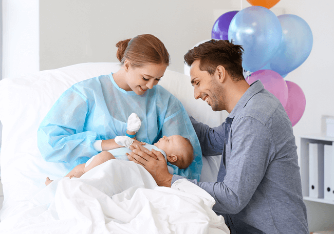 El parto se divide en tres etapas principales