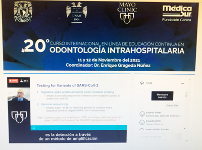 Resea 20o. Curso de Odontologa Intrahospitalaria