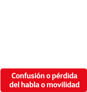Confusi�n o p�rdida del habla o movilidad