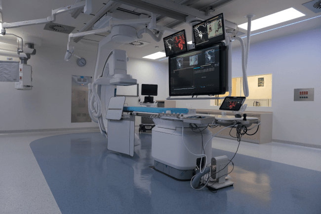 Nueva sala de hemodinamia, Tecnología exclusiva