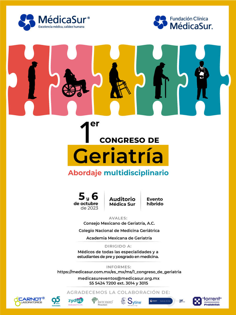 1er. Congreso de Geriatría: Abordaje multidisciplinario