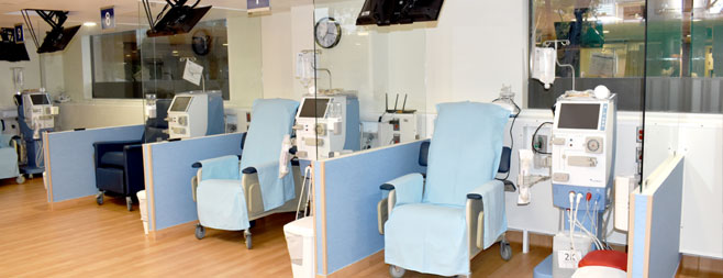 Sala de hemodiálisis