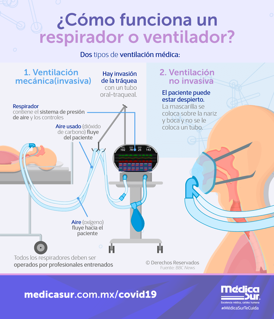 Cmo funciona un respirador o ventilador?