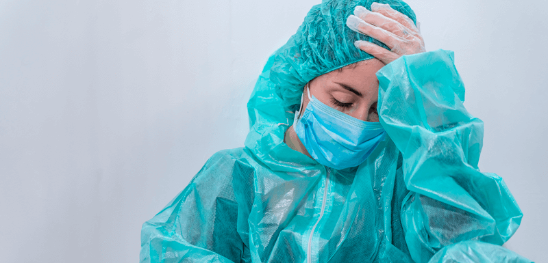 el personal del sector salud también puede presentar consecuencias